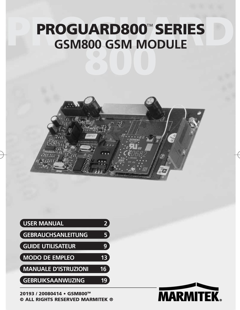 Marmitek PROGUARD800 Series user manual