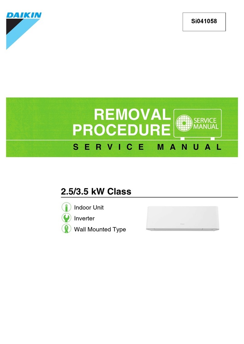 Daikin Super Multi NX FTXG25JV1BW Service manual