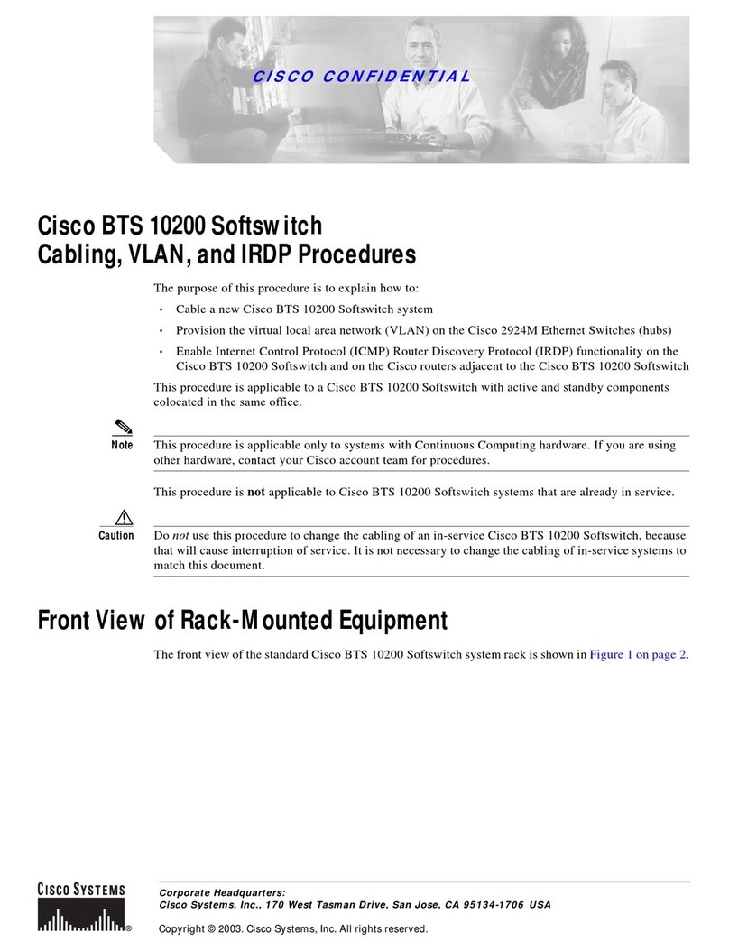 Cisco BTS 10200 User manual