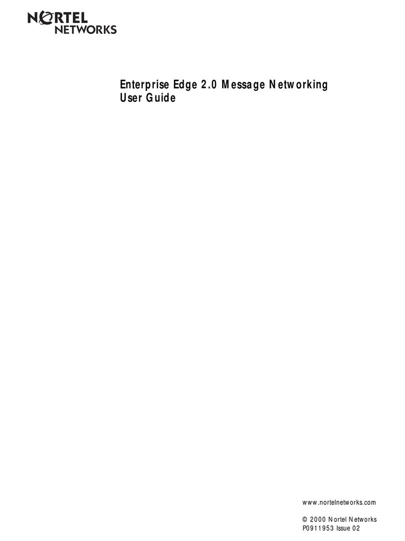Nortel Enterprise Edge 2.0 Messaging User manual