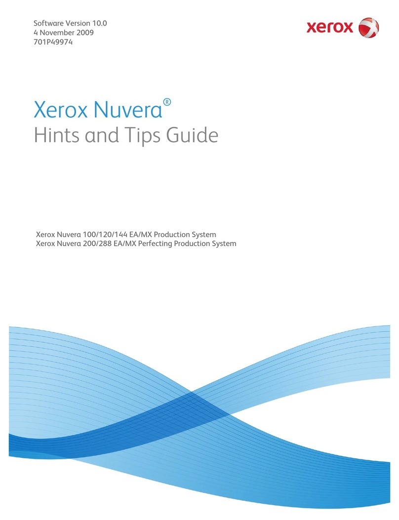 Xerox Nuvera 100 Hints and tips