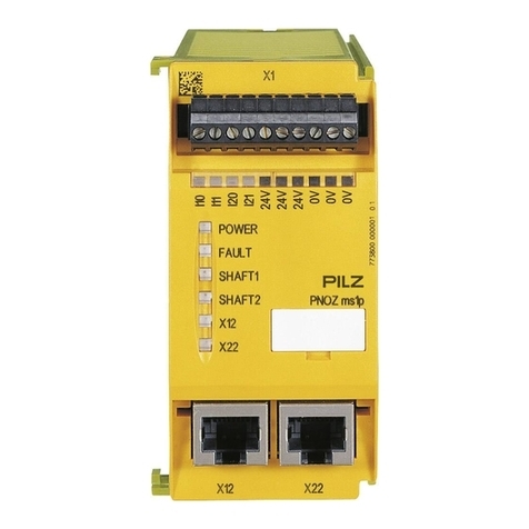 Pilz PNOZ ms1p User manual