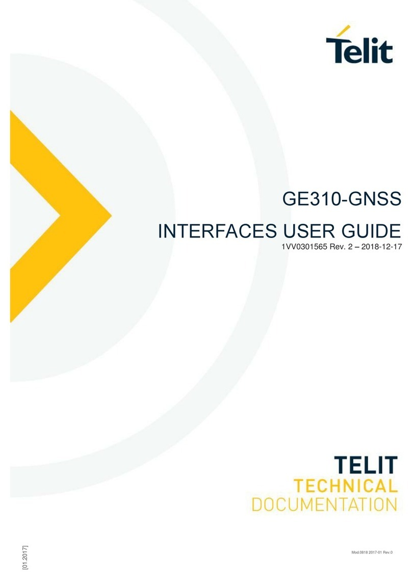 Telit Wireless Solutions GE310-GNSS user guide