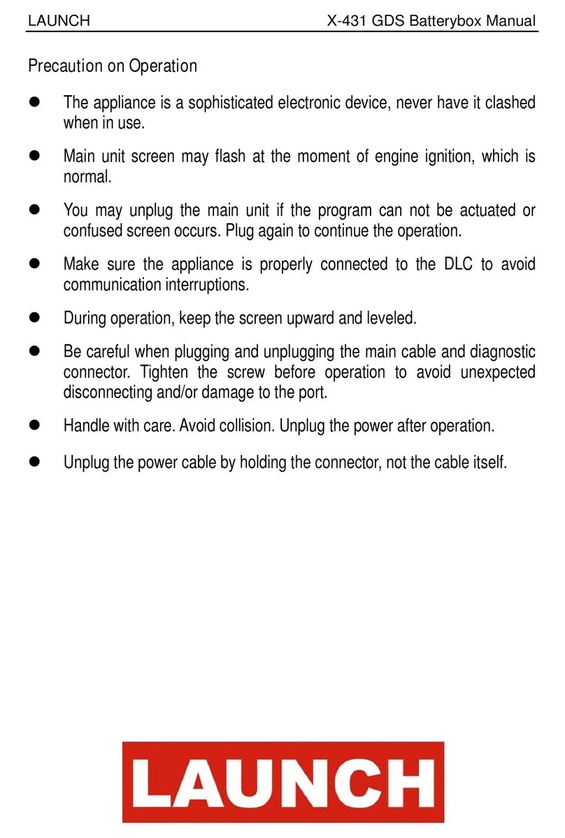 Launch X-431 GDS manual