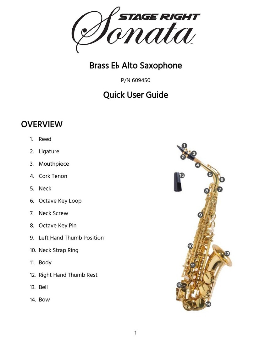 Stage right Sonata Instruction manual