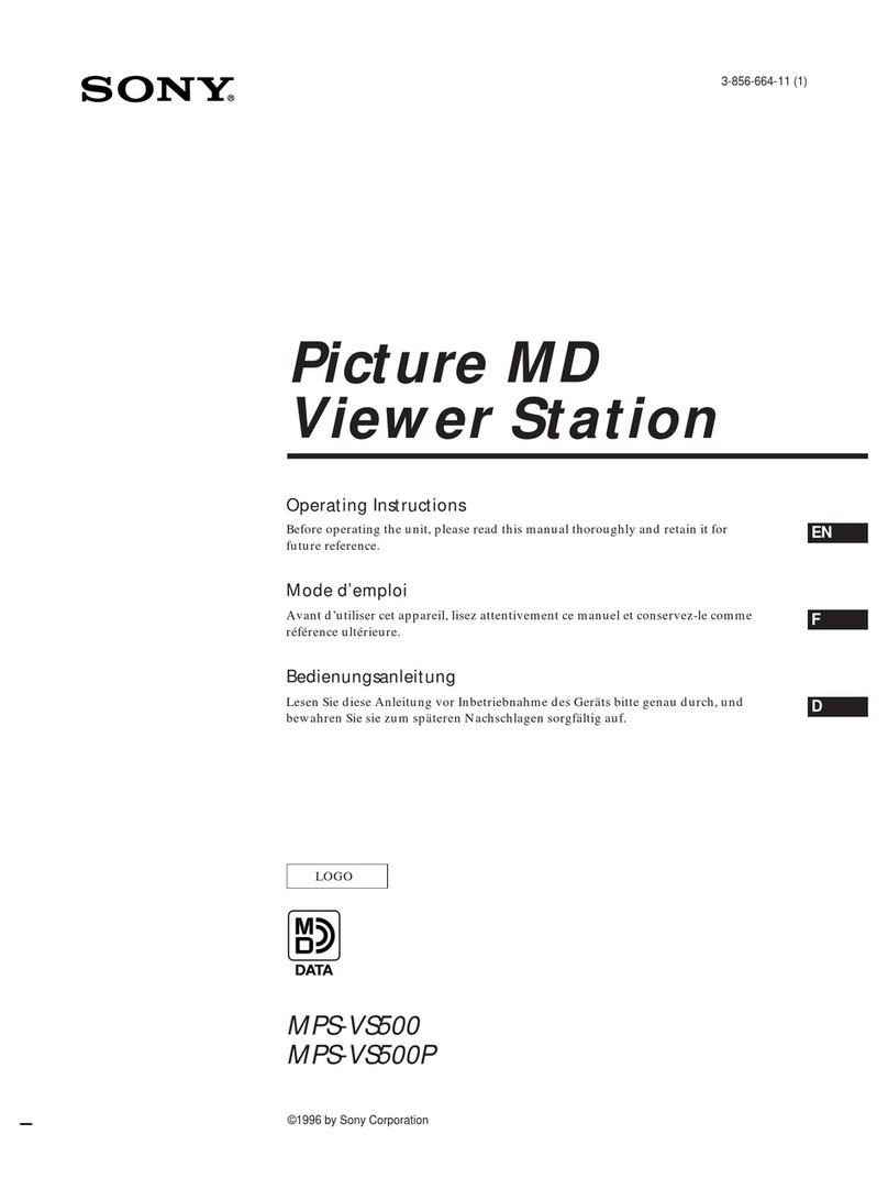 Sony MPS-VS500P User manual