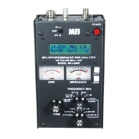 MFJ MFJ-269 User manual