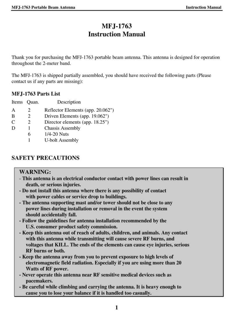 MFJ MFJ-1763 instruction manual