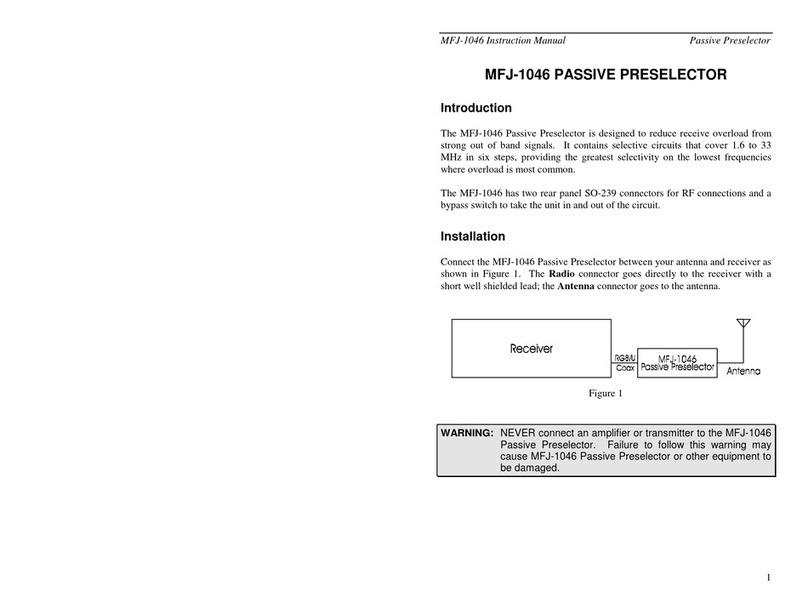 MFJ MFJ-1046 instruction manual