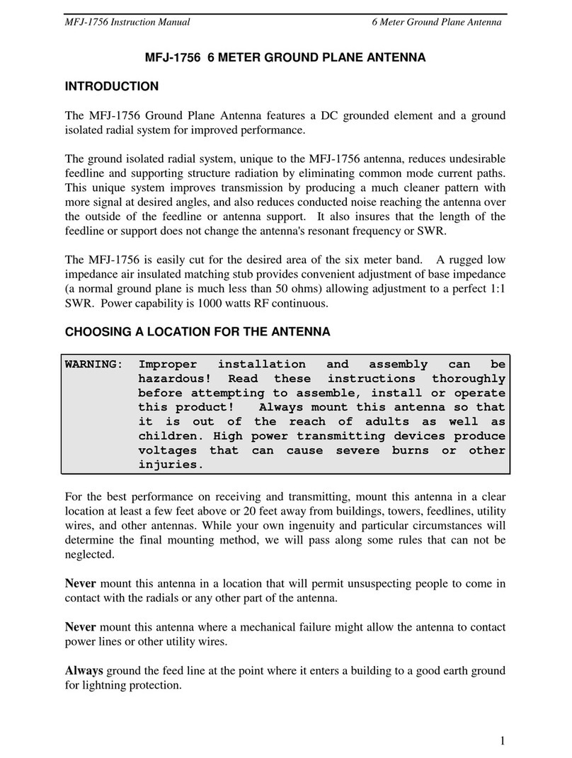 MFJ MFJ-1756 instruction manual