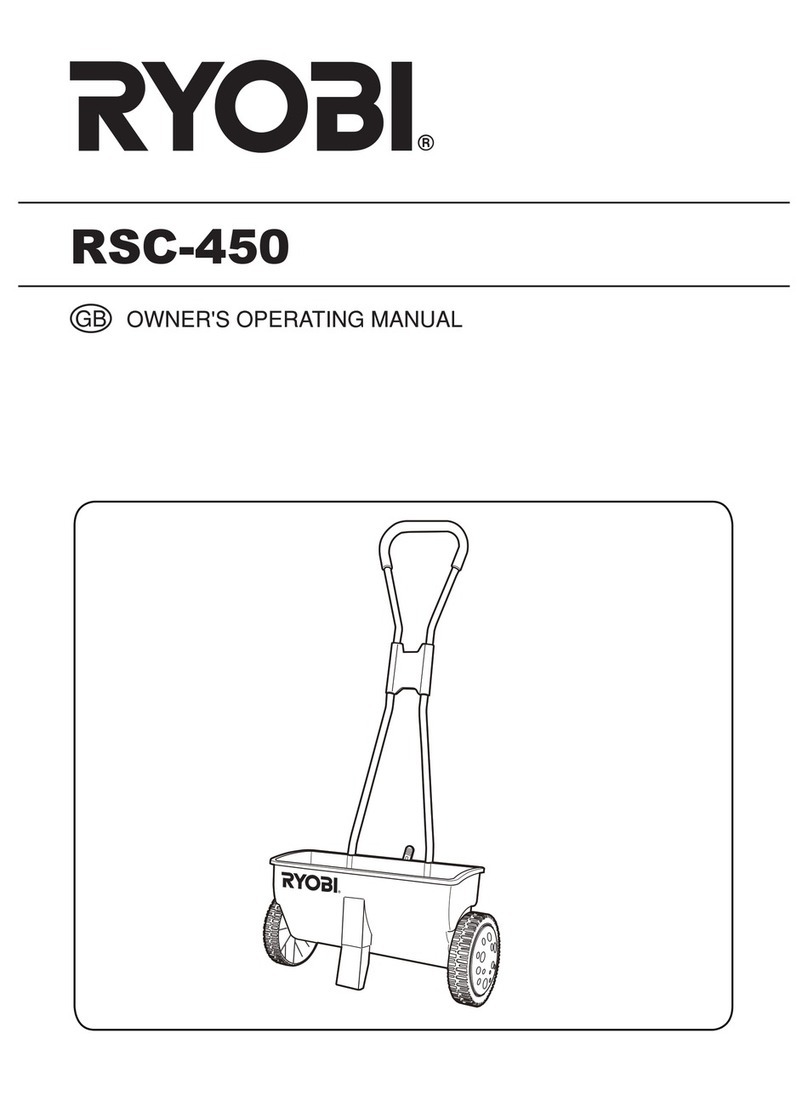 Ryobi RSC-450 Owner's operating manual