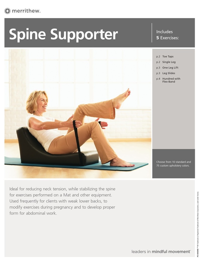 Merrithew Spine Supporter manual
