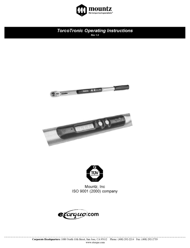Mountz TorcoTronic User manual