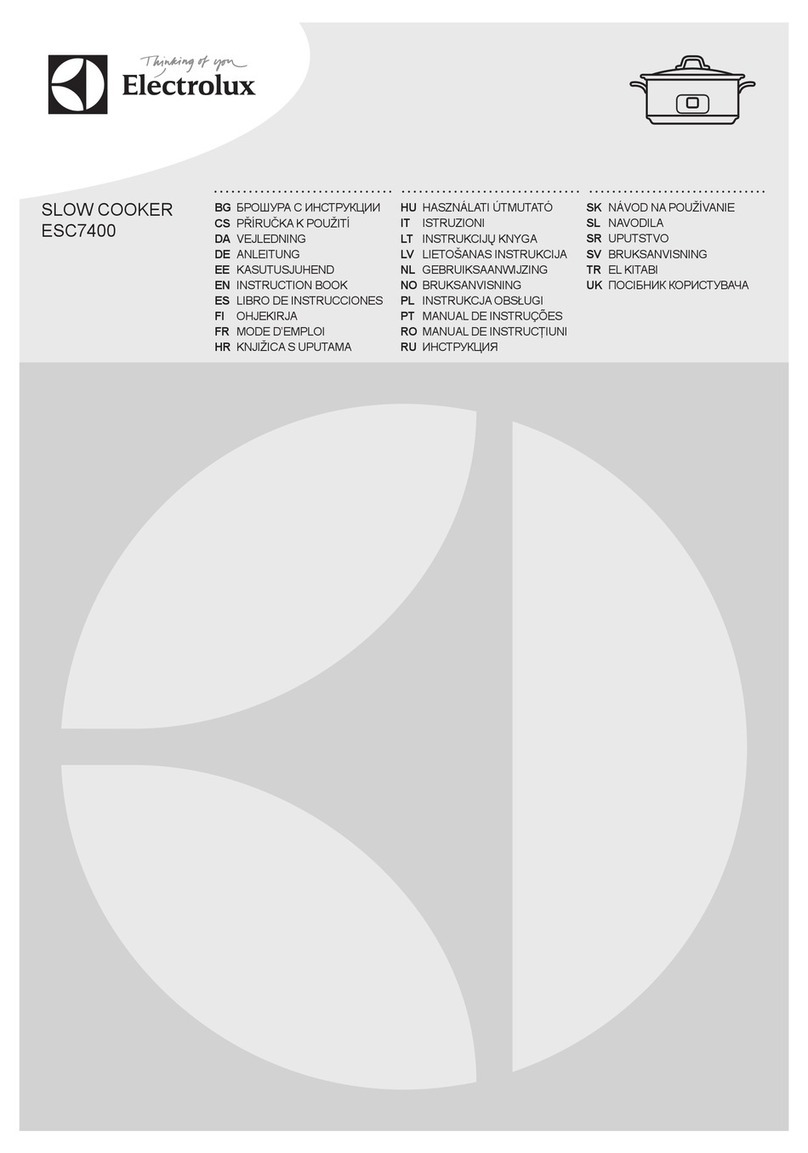 Electrolux ESC7400 Instruction book