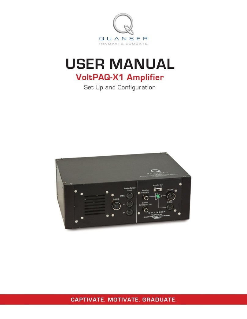 Quanser VoltPAQ-X1 user manual