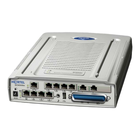 Nortel BCM50 Installation guide