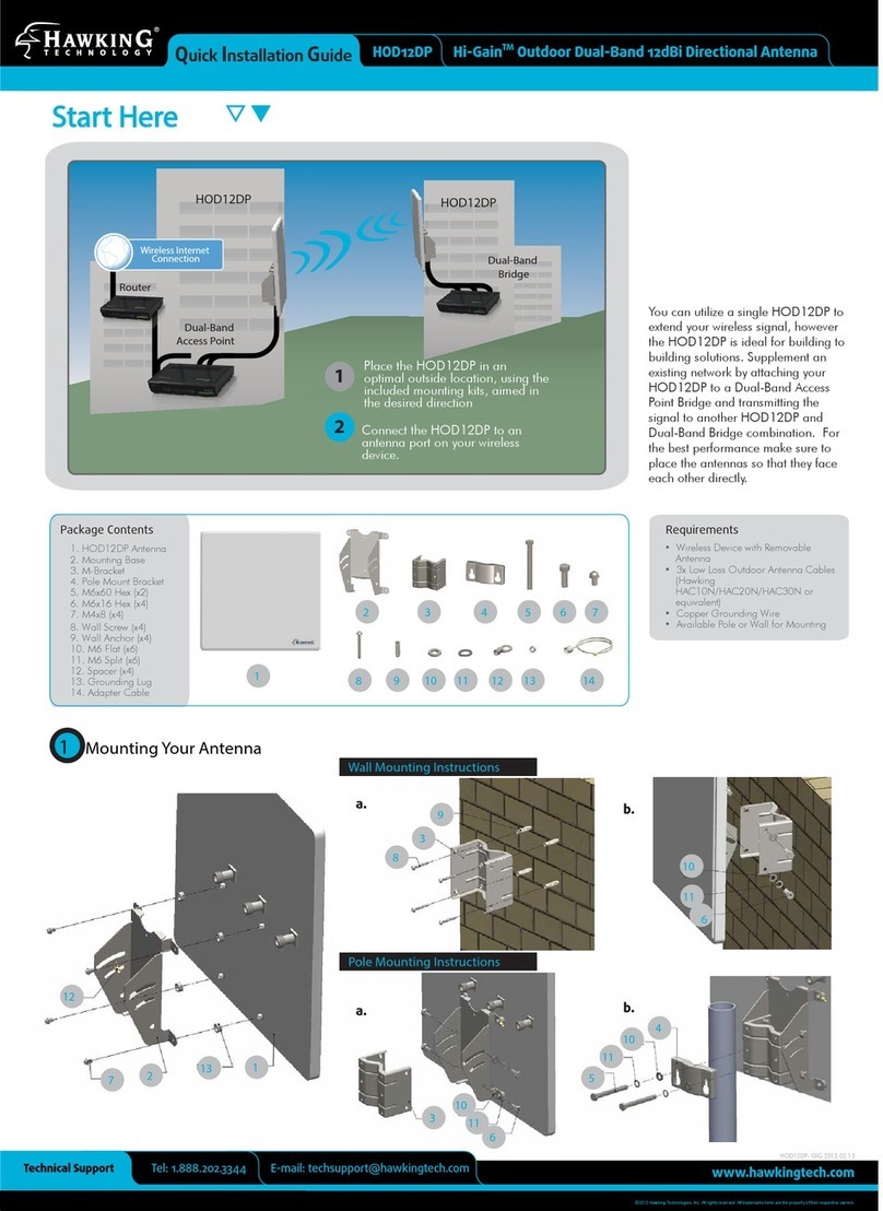 Hawking HOD12DP Quick installation guide