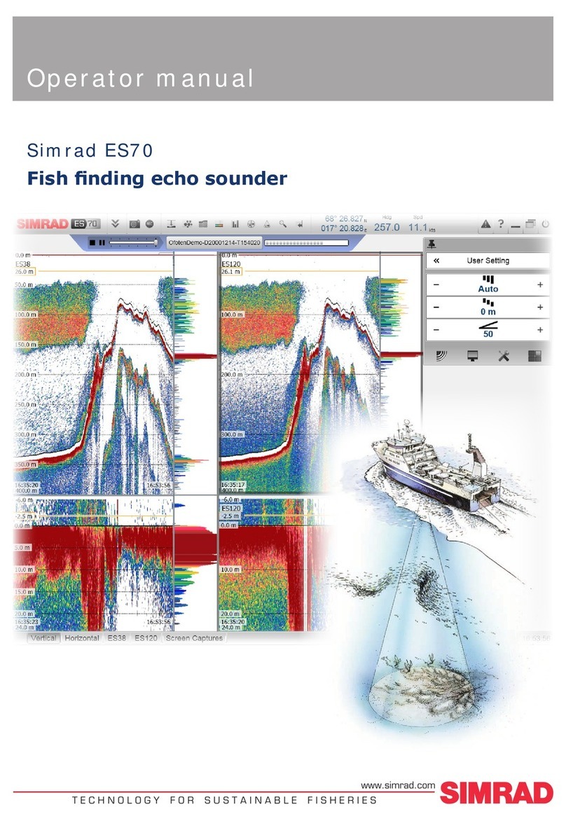 Simrad ES70 - DOWNLOAD AND INSTALLATION REV B User manual Simrad ES70 - DOWNLOAD AND INSTALLATION REV B User manual