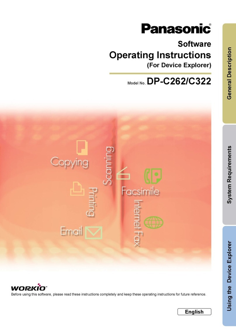 Panasonic Workio DP-C262 User manual