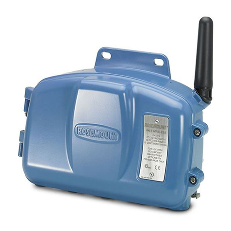 Emerson Rosemount 848T User manual