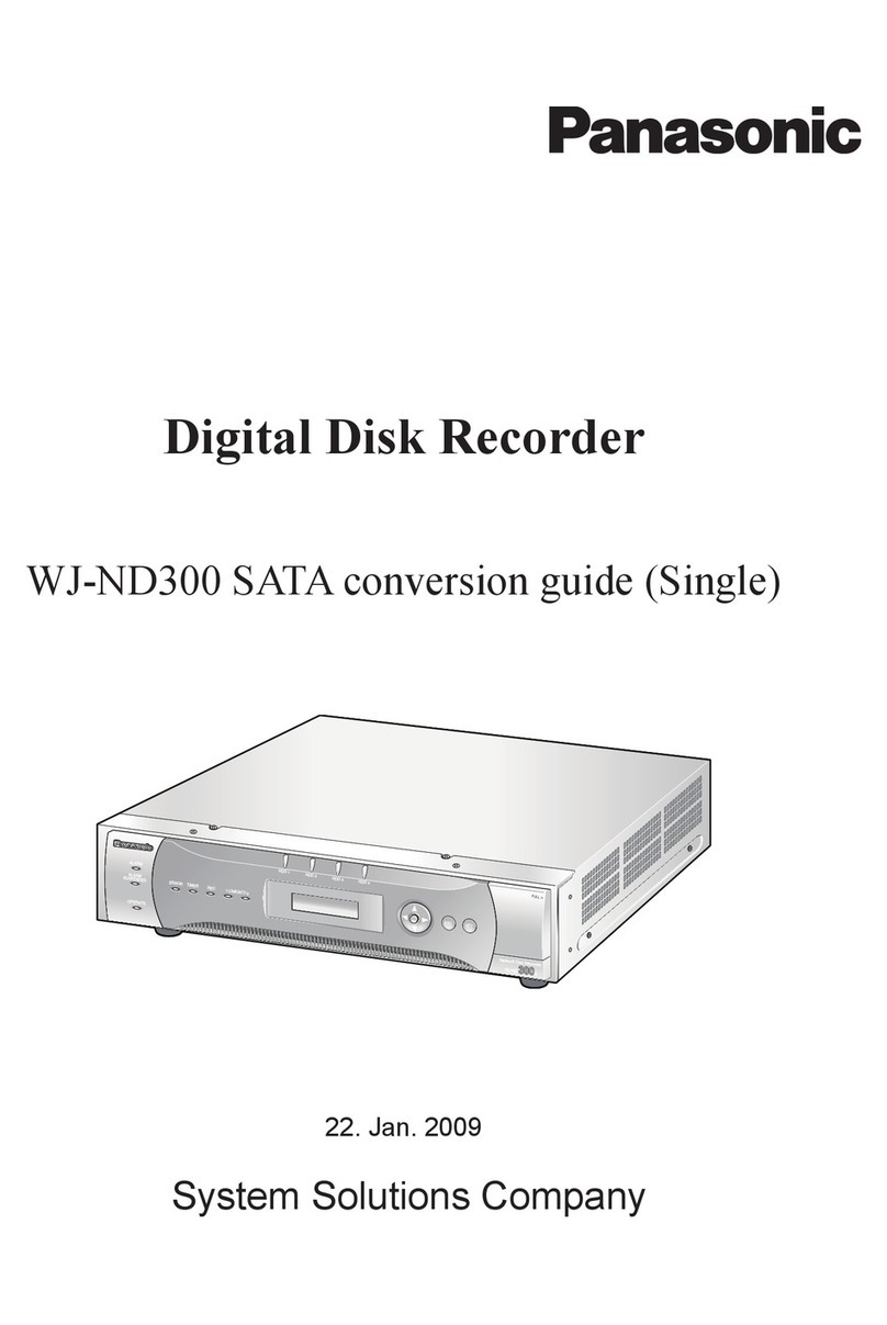 Panasonic WJ-ND300 Administrator Console Maintenance Guide