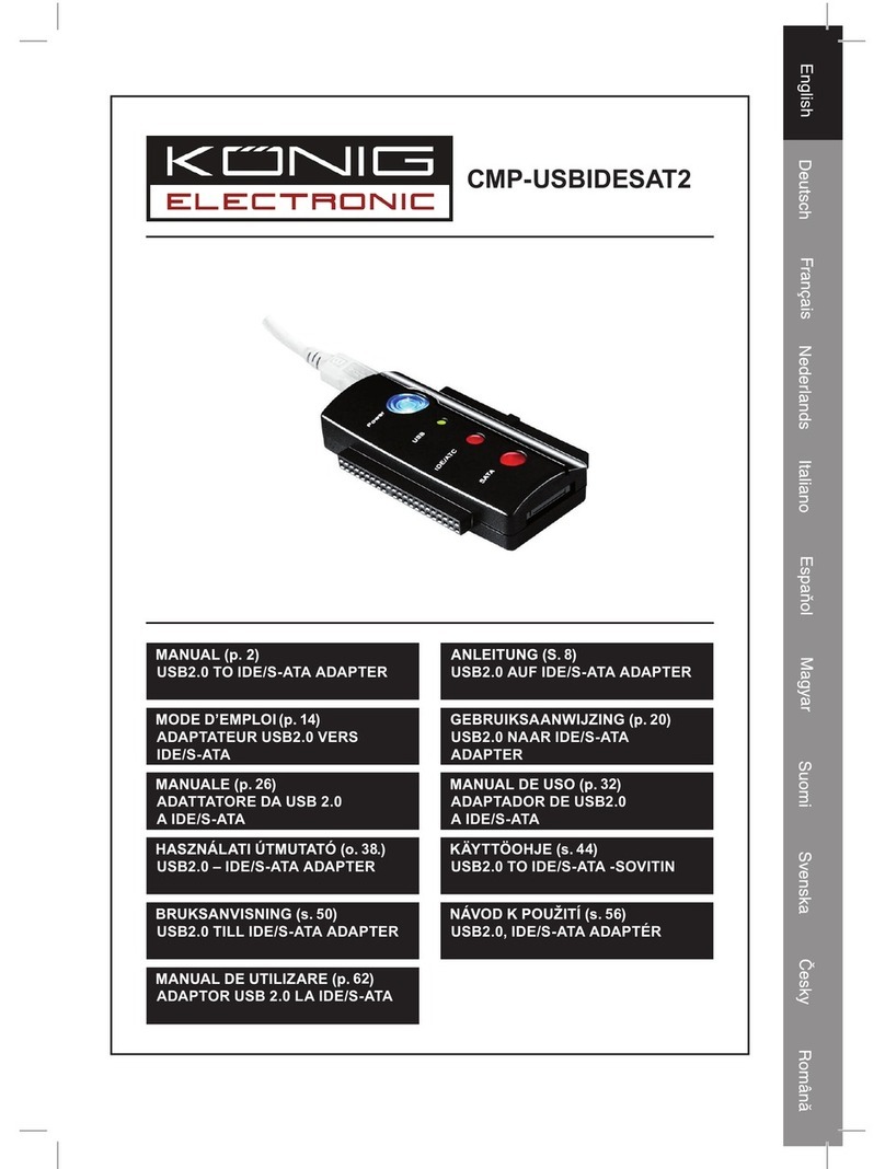 Konig CMP-USBIDESAT2 manual