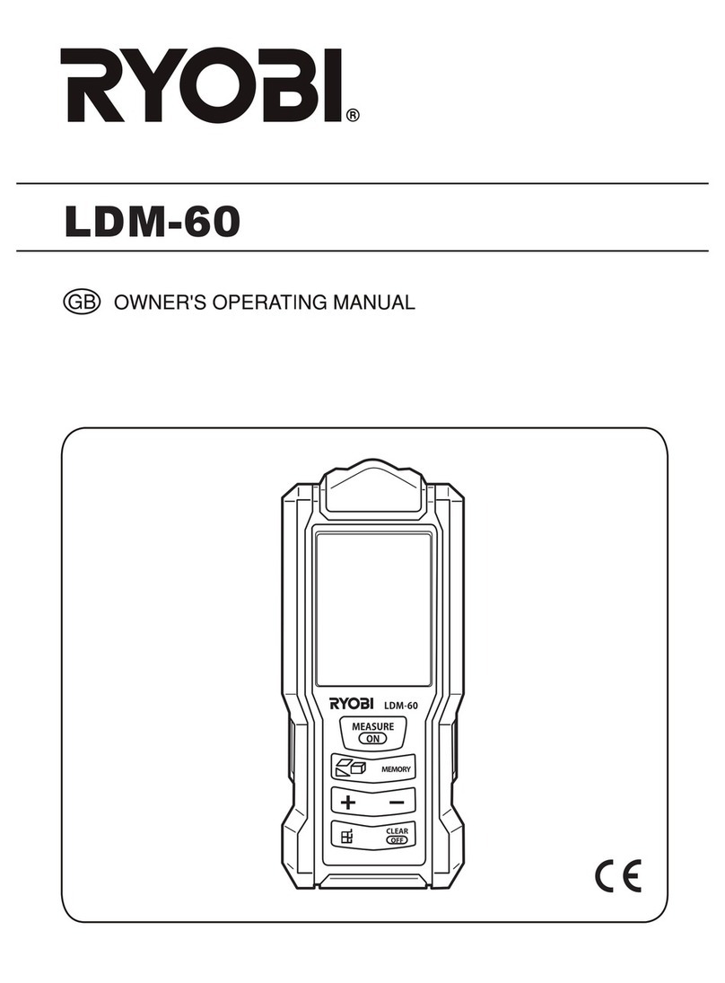 Ryobi LDM-60 Operation manual