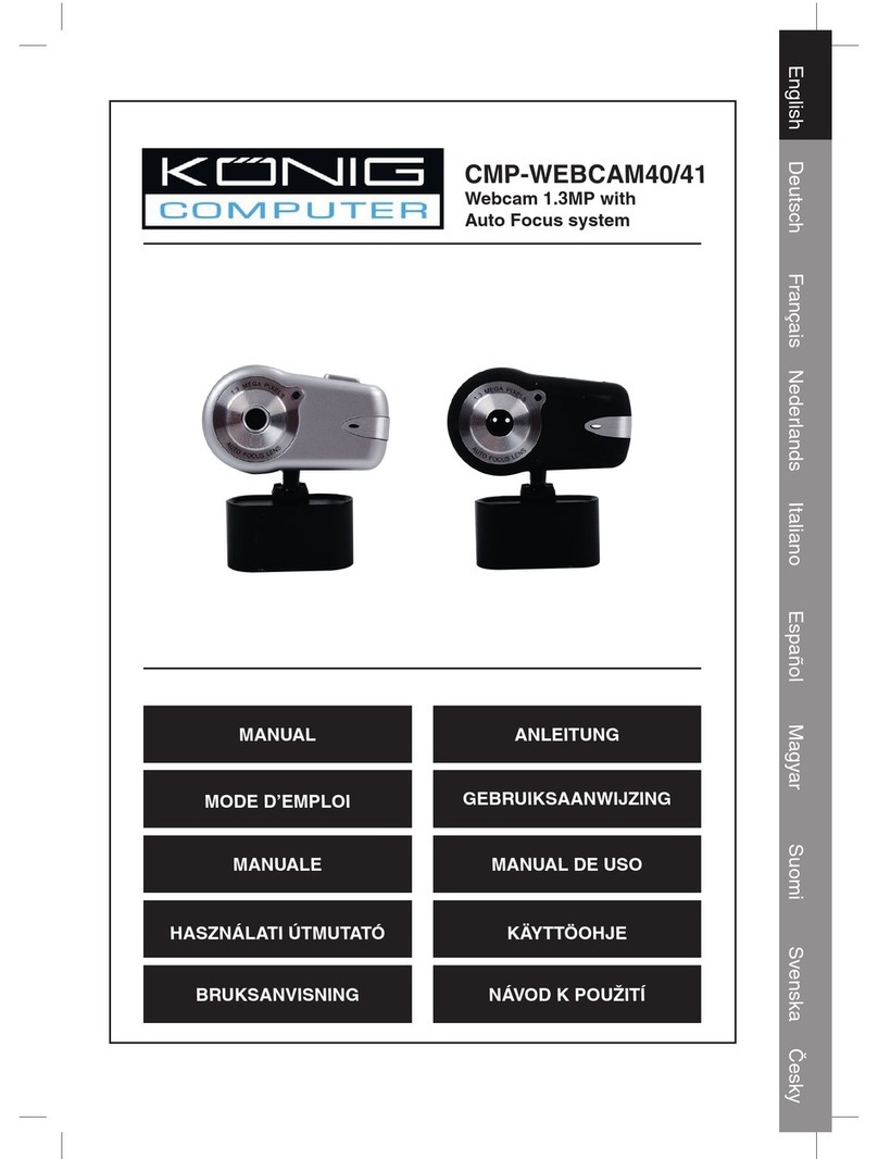 Konig CMP-WEBCAM40 manual
