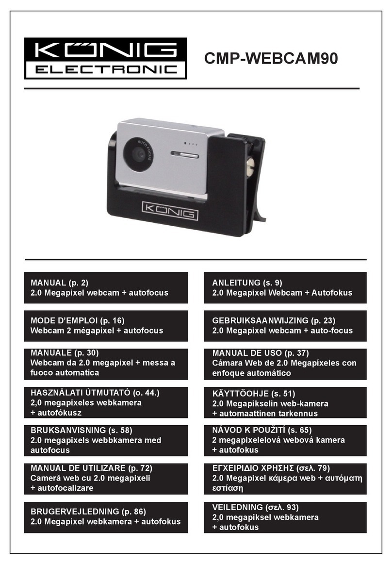 König CMP-WEBCAM90 User manual