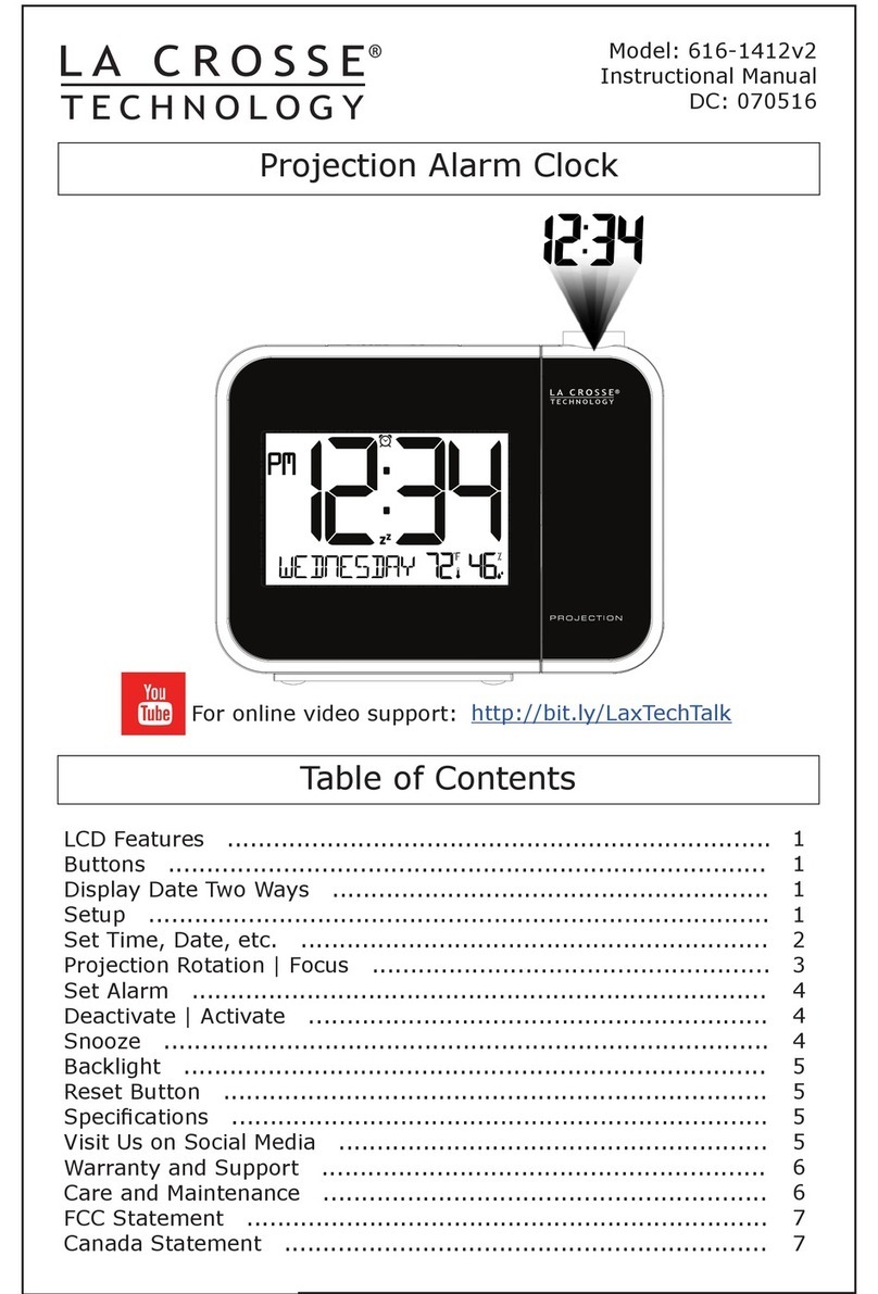 La Crosse Technology 616-1412v2 Operating and maintenance manual