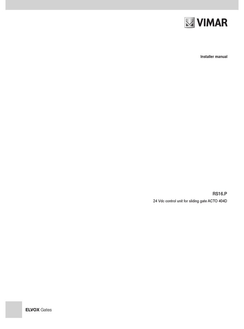 Vimar RS16.P User guide