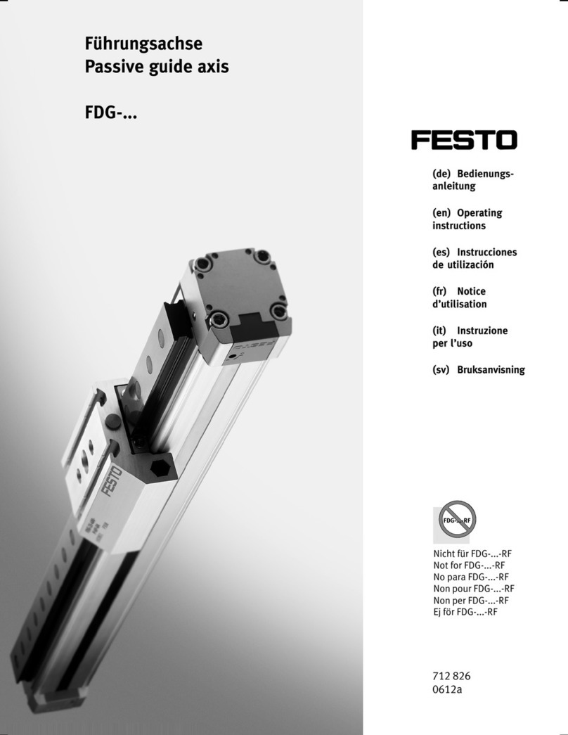 Festo FDG Series User manual