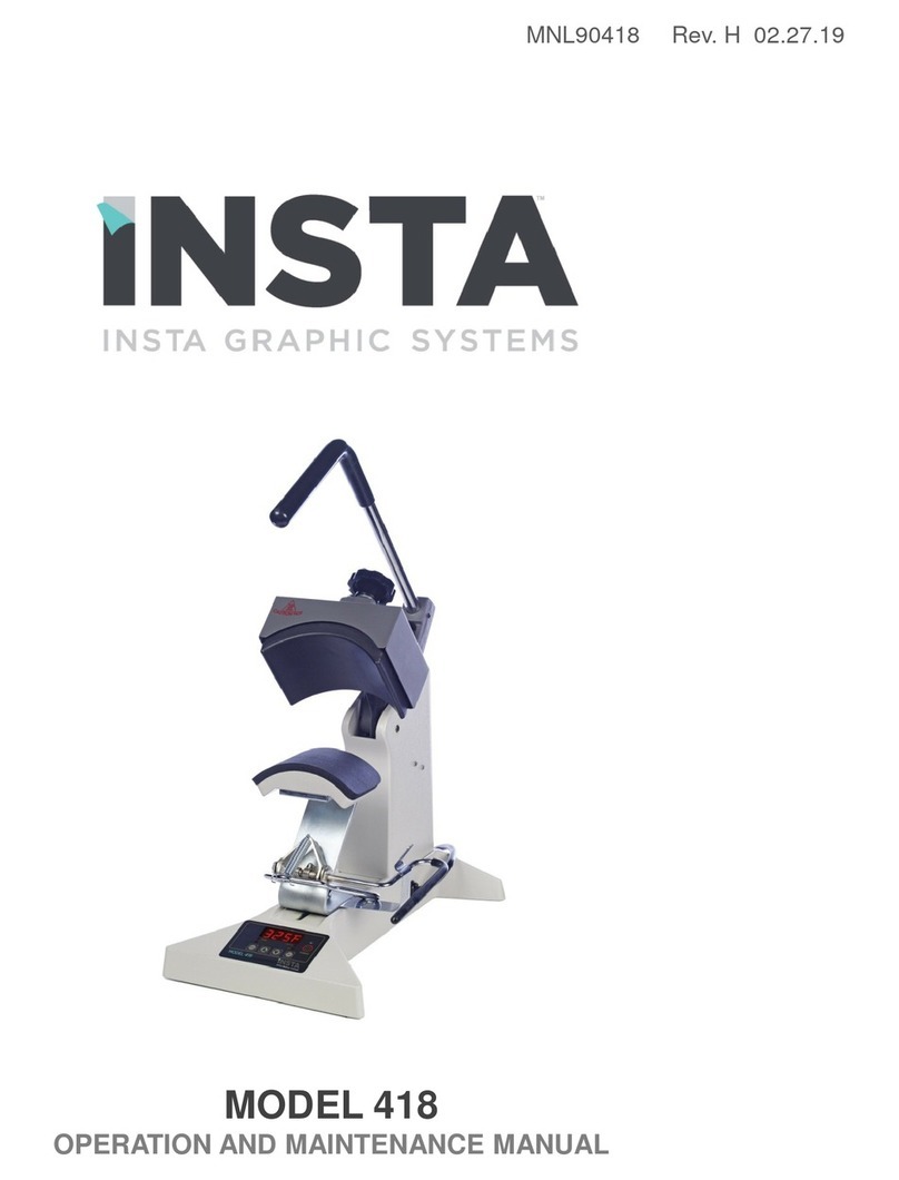 Insta 418 User manual