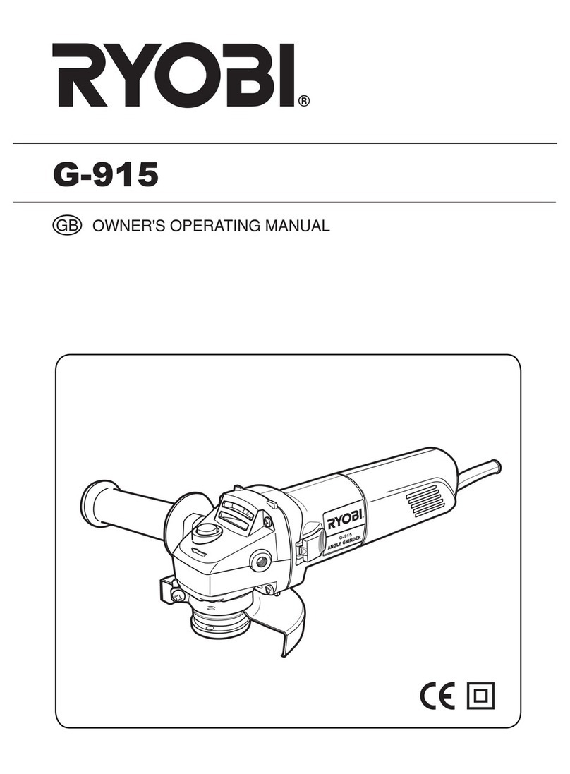 Ryobi G-915 Owner's operating manual