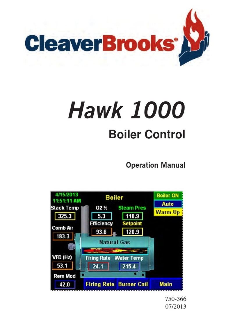 CleaverBrooks Hawk 1000 User manual