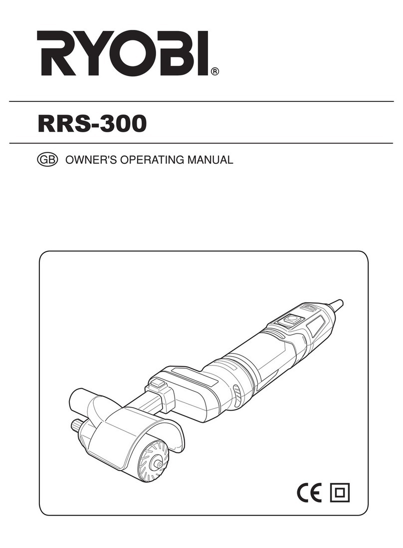 Ryobi RRS-300 Owner's operating manual