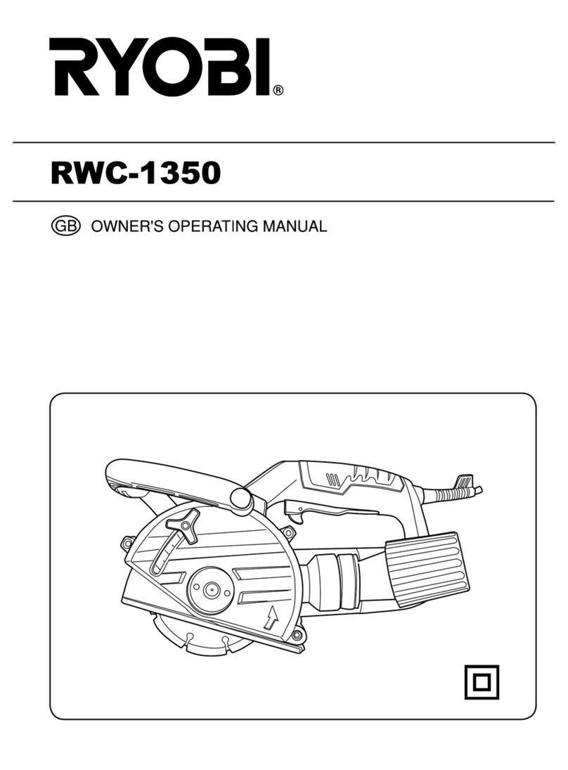 Ryobi RWC-1350 Operation manual