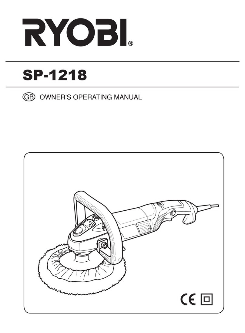 Ryobi SP-1218 Owner's operating manual