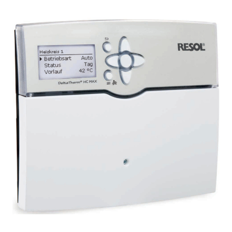 Resol DeltaTherm HC MAX User manual