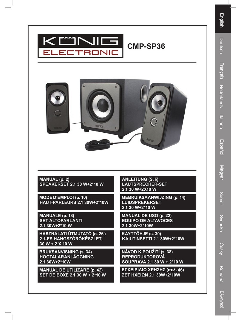 Konig CMP-SP36 manual