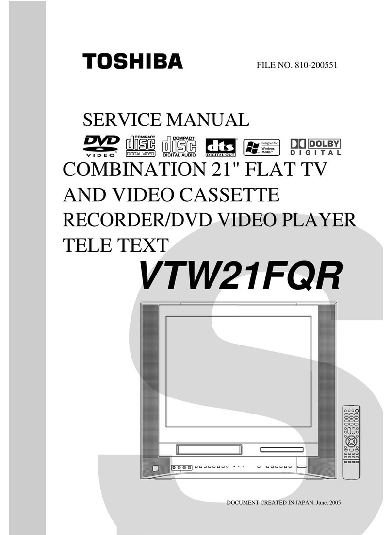 Toshiba VTW21FQR User manual Toshiba VTW21FQR User manual