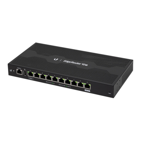 Ubiquiti EdgeRouter 10X User manual
