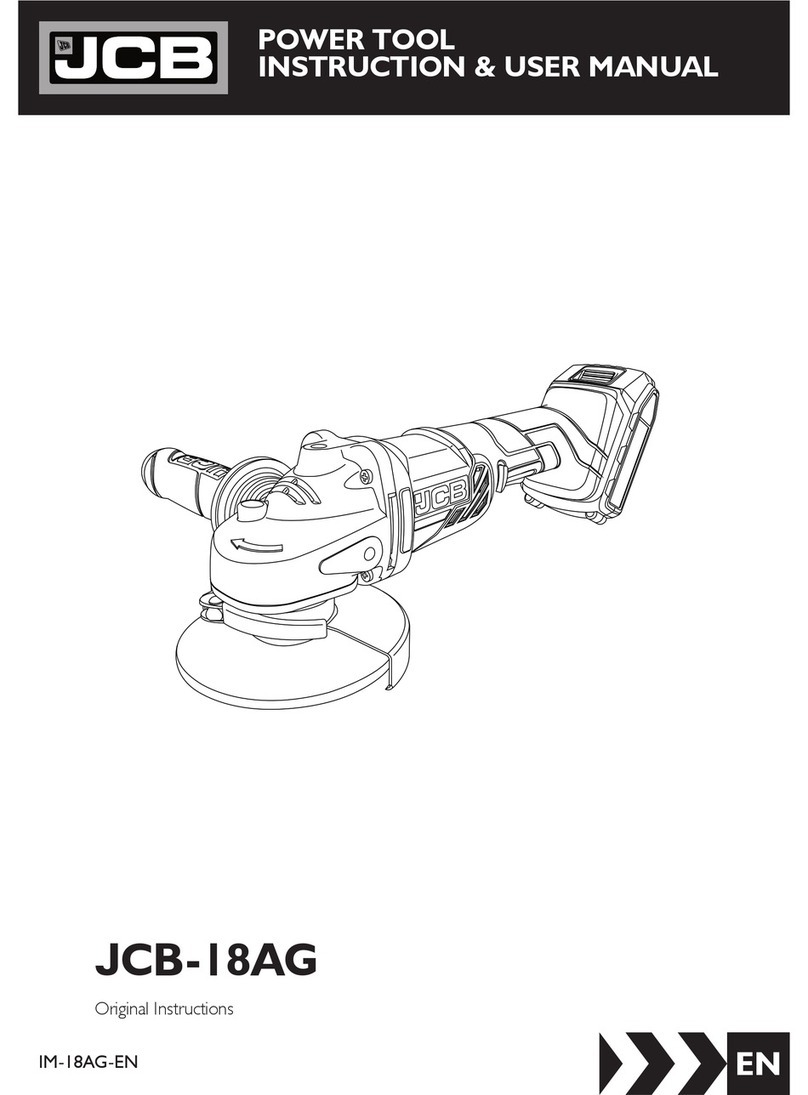 jcb JCB-18AG Instructions & user's manual