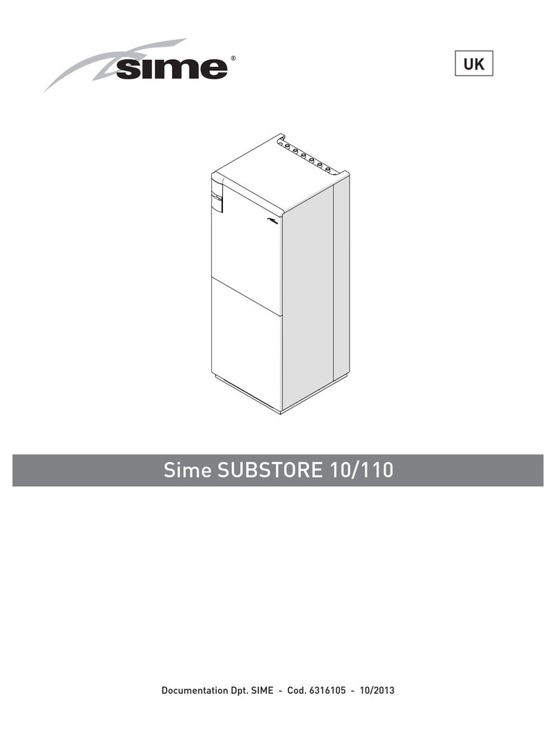 Sime SUBSTORE 10/110 manual