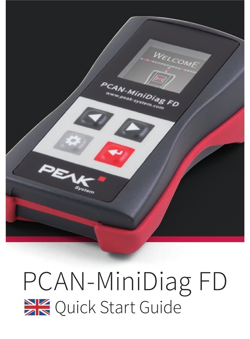 Peak PCAN-MiniDiag FD quick start guide