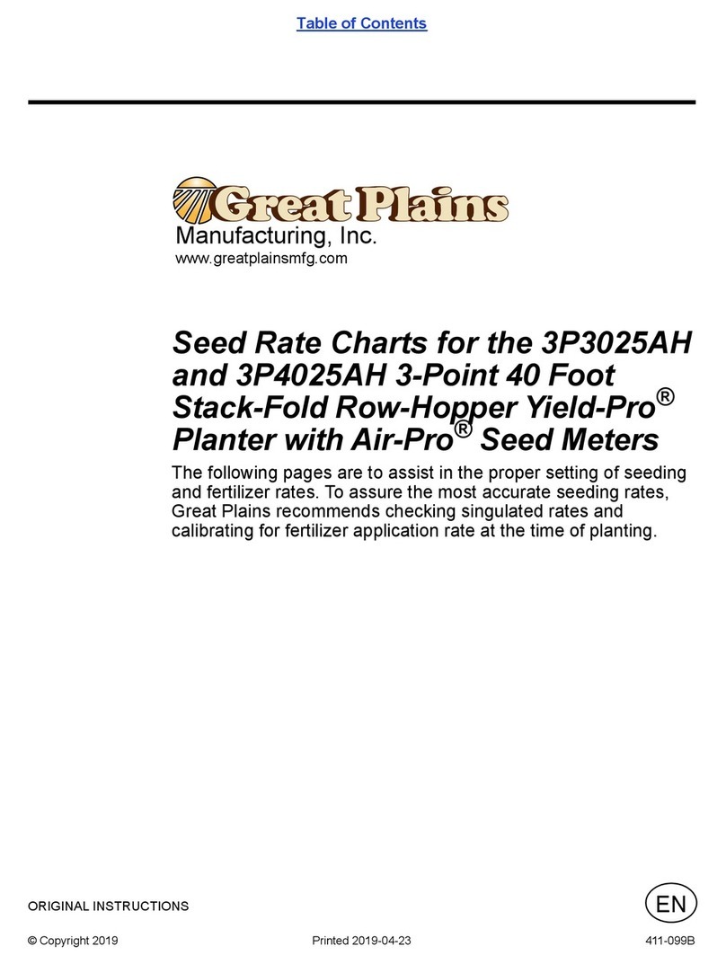 GREAT PLAINS Yield-Pro 3P3025AH manual