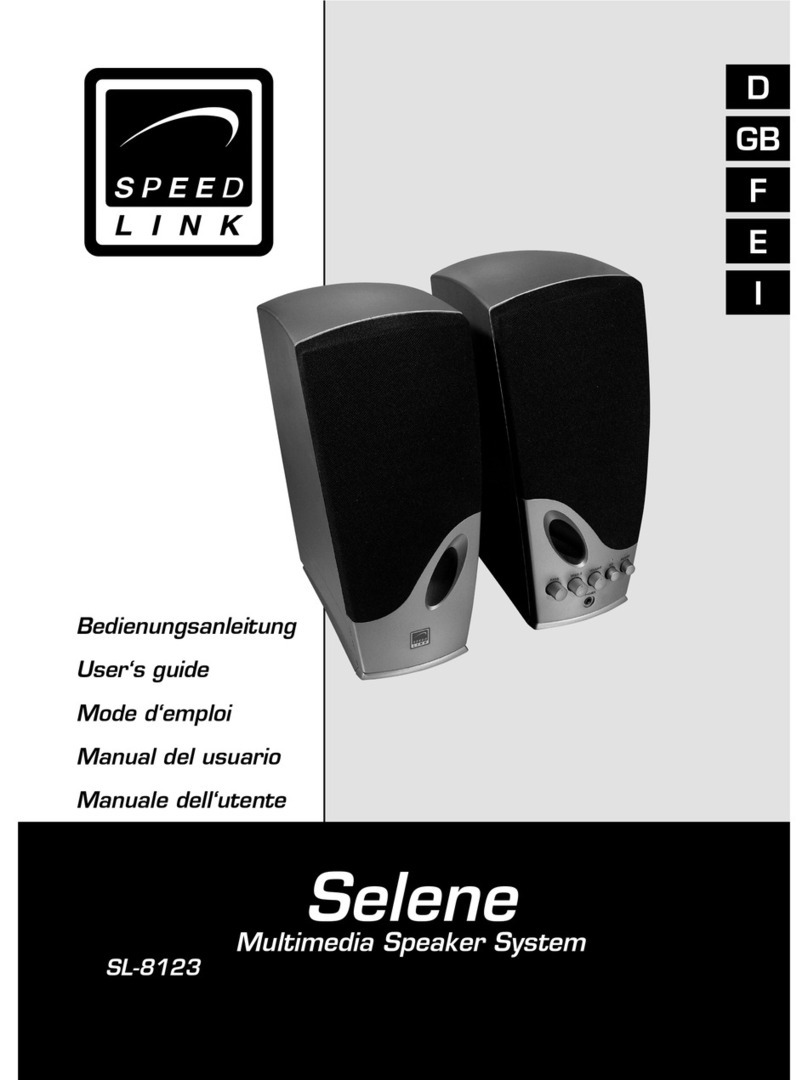 Speed Link Selene SL-8123 User manual