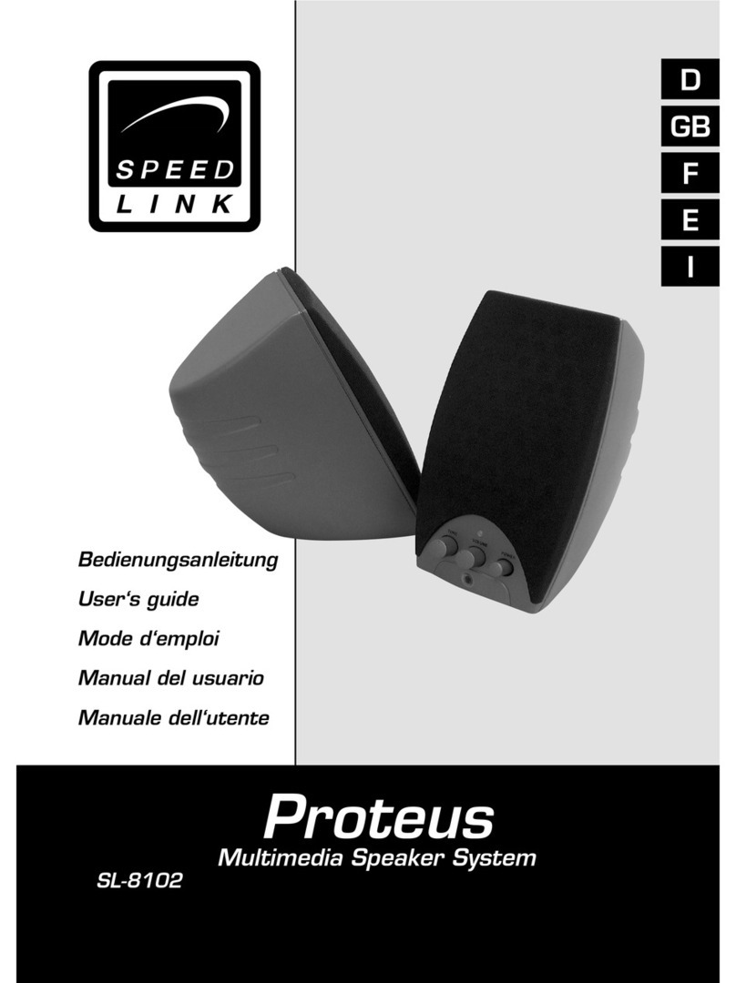 Speed Link Proteus SL-8102 User manual