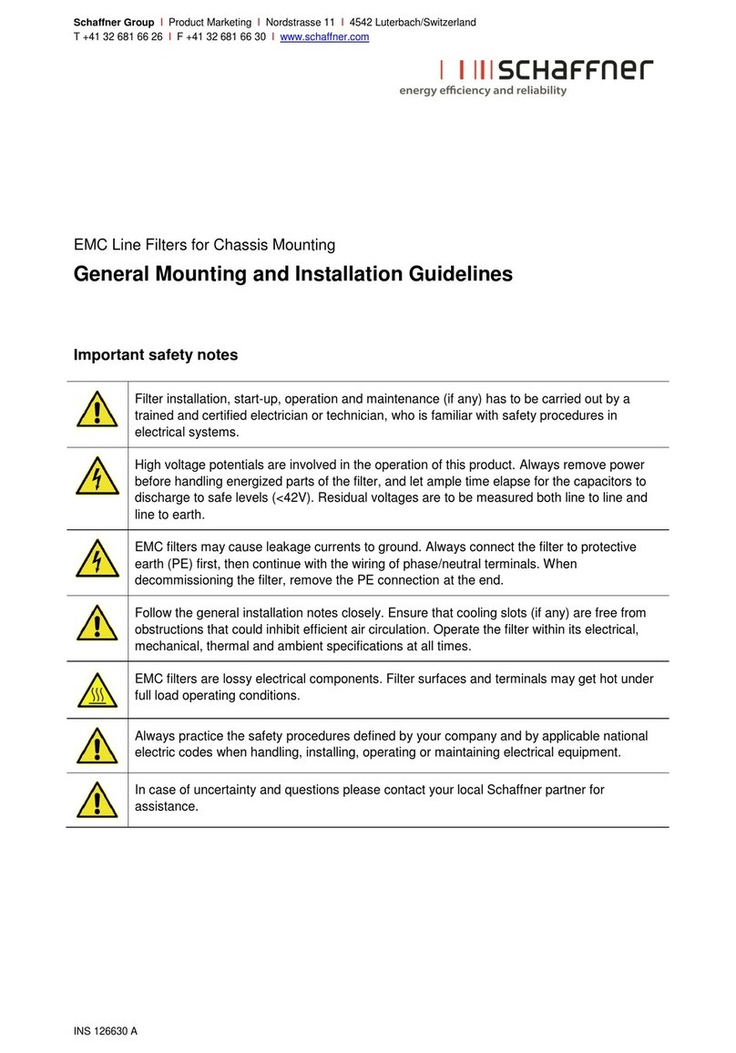 Schaffner EMC Instruction sheet