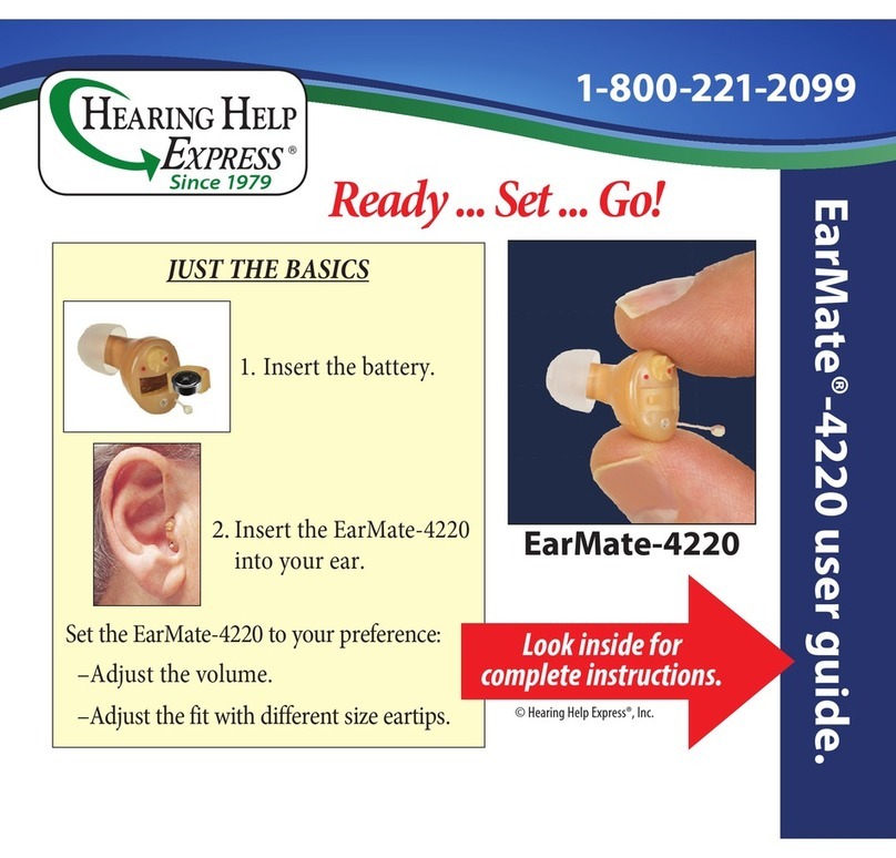 Hearing Help Express EarMate-4220 user guide